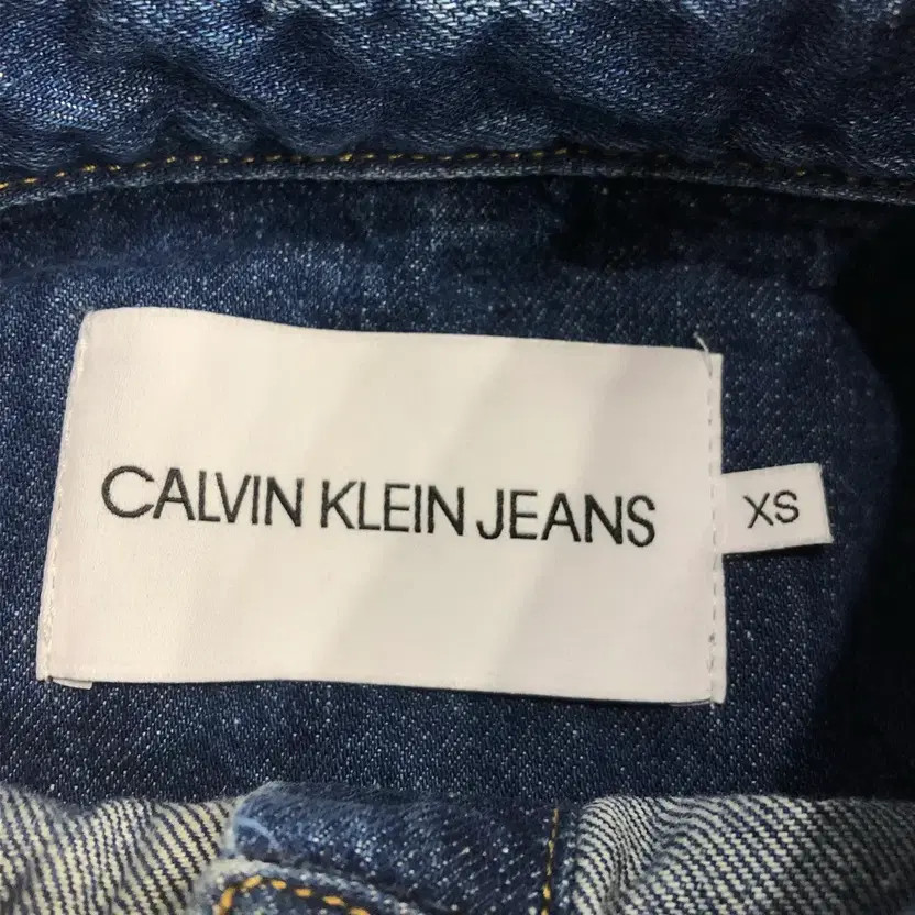 Calvin Klein XS Patchwork Denim Shirt, Women's Stylish Top