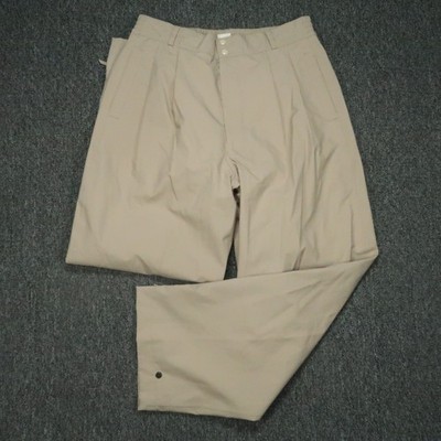 Zero Restriction Pants Mens Extra Large Khaki Tan Golf Gore Tex Lined XL
