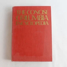 Concise Columbia Encyclopedia by Agnes Greenhall 1983 Hardcover