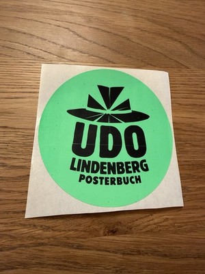  Udo Lindenberg Sticker Posterbuch 2024 12 cm rund