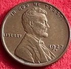 1927 D Lincoln Wheat Cent Penny VF/EF Better Date Strong Details JC1249