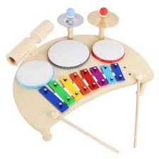 8 Notes Wooden Xylophone, 9 in 1 Music Teaching Xylophone, Glockenspiel,