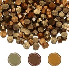 Wax Seal Beads, 300 Pcs Wax Sealing Beads, Red Copper/Antique Bronze/Copper Gold