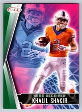 Khalil Shakir 2022 SAGE - Green Parallel #130 Buffalo Bills Boise State