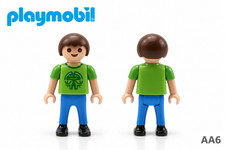 PLAYMOBIL Ragazzo Maglia Verde Alieno LIKE_NEW Geobra Ricambio
