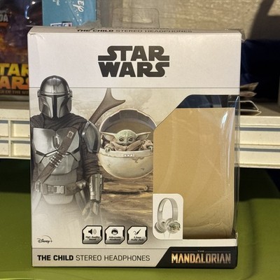 Star Wars Mandalorian The Child Stereo Headphones ~Baby Yoda~New In Box-Read!