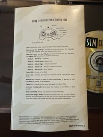 SimCity 2000 (Sega Saturn, 1995) CIB &ndash; Complete &ndash; Tested &ndash; NTSC