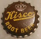 Vintage Kisco Root Beer Cork Lined Bottle Cap Crown Unused (RARE)