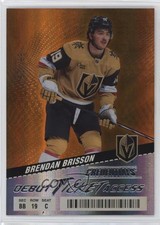 2024 Upper Deck Credentials Debut Ticket Access Orange /199 Brendan Brisson 04o5