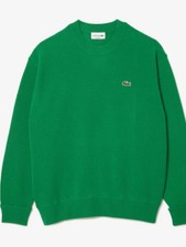 Lacoste Relaxed Fit Crew Neck Wool Sweater Unisex 
