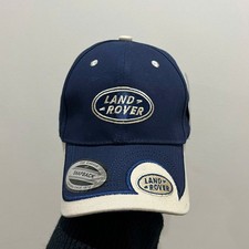 Land Rover Men's Adjustable Baseball Cap Navy Curved Brim Sports Hat - New 2026