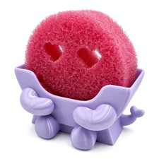 Sponge Holder for Kitchen Sink with Drainage for Smile Sponge