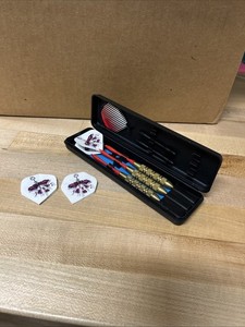 Harrows Darts, Set Of 3 Dart Set With Extras In Case. EX Box 297