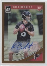 2018 Donruss Optic Rookies Bronze Prizm Auto Kurt Benkert #149 Auto ni4