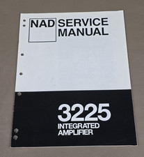 Amplificatore integrato NAD 3225 manuale di servizio D-4191