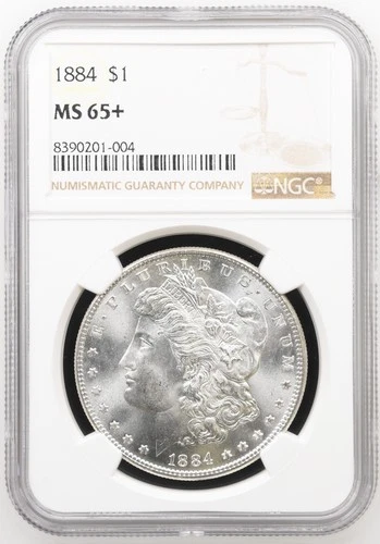 1884 Morgan Silver Dollar NGC MS-65+ PLUS
