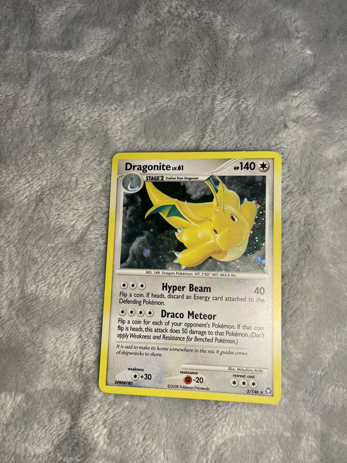 Dragonite - 2/146 Legends Awakened LP Holo Rare