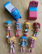 Shopkins 3 Inch Doll Lot with Bed and Winter/...