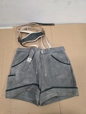 Small Vintage German Lederhosen Suede Shorts In Mint Condition