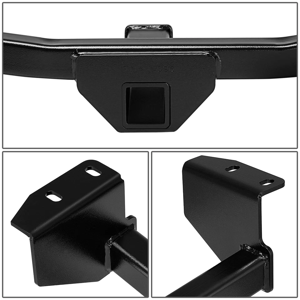 Kit receptor enganche de remolque trasero de 2" 3500 lb negro para Nissan Rogue Select 08-20 Foto 4 de 4