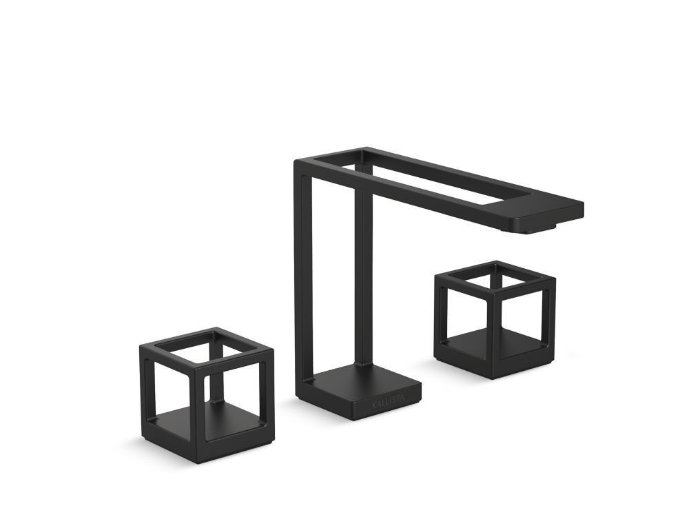 Mango de cubo de grifo amplio Kallista Grid negro P26100-cu