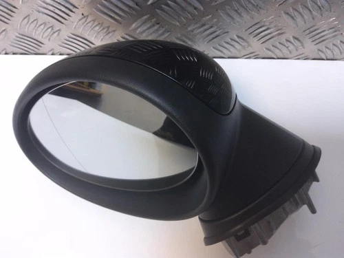 MINI R55 R56 R57 Left Nearside Door Wing Mirror With Gloss Black Cover 2755637