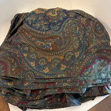 Lauren Ralph Lauren BRIANNA ELIZABETH Paisley Queen Bedskirt Dust Ruffle Vintage