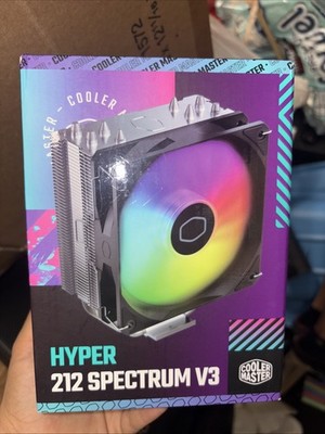 Cooler Master Hyper 212 Spectrum V3 CPU Cooler - 120mm Fan - Unused