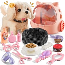 Vanvimen 16 Pcs Robot Dog Toys for Girls Boys 3-8 Year Old Kids - Realistic Pupp