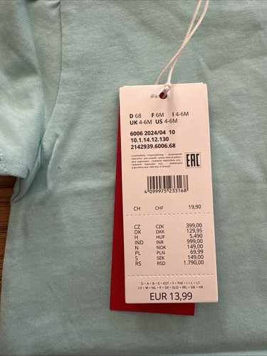 s.Oliver Mädchen T-Shirt Gr. 68 Flamingo Neu Verpackt - Bild 4 von 5
