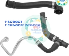 11537600674 Turbo Coolant and Expansion Tank Hose Compatible with MINI R55 R56 R