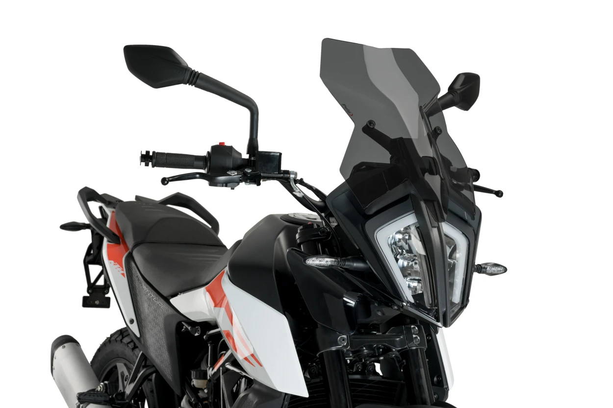 Puig Touring Screen Windshield Dark Smoke KTM 390 Adventure 2020 - 2024