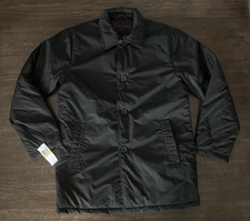 Robert Graham Men's MED Lightly Padded Car Coat, Black NWT $275