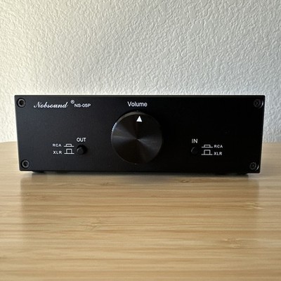 Nobsound NS-05P Balanced Stereo Converter Audio Selector Box Passive Preamp