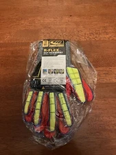 1 Pair -Ringers Glove Large/065-R-Flex Cut Resistant Nitrile-Half Dip Gloves