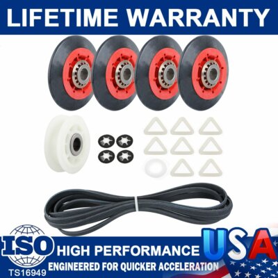 W10314173 Dryer Belt Kit For Whirlpool Kenmore Maytag KitchenAid Admiral 4392067