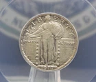 1917 "P" Standing Liberty Quarter *TYPE 2* 25c ANACS AU58 #342 About Unc ECC&C