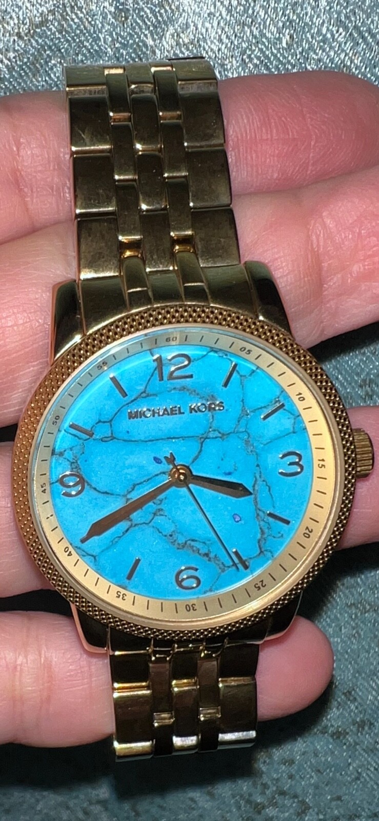 michael kors watch turquoise