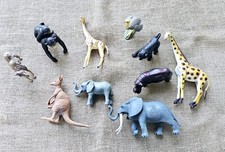 10 Large Vintage Safari Jungle Animals Many AAA, Quality, Giraffes, Elephants