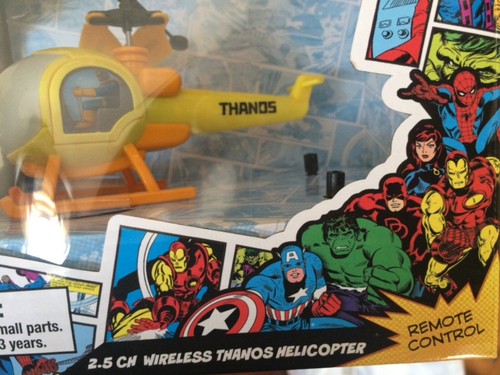 Marvel Comics avenger 2.5 CH wireless thanos helicopter remote control Easy NEW - Picture 4 of 10