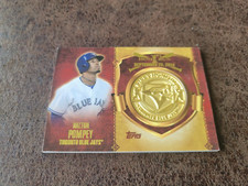 2015 Topps FIRST 1st HOME RUN GOLD MEDALLION Relic DALTON POMPEY #FHRM-24