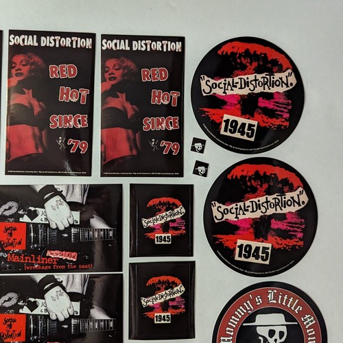SOCIAL DISTORTION Adesivo All'ingrosso Grande LOTTO di 24 MAINLINER 1945 Band Music - Foto 2 di 4
