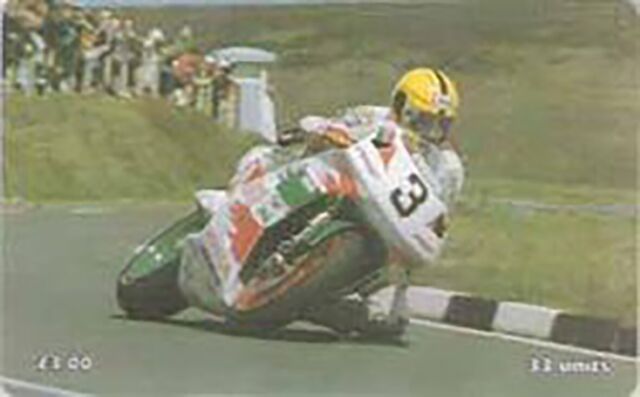 Manx Telecom Isle of Man Motor Racing Dunlop Chip 1998 Phonecard GC