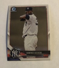 Domingo Acevedo 2018 Bowman Chrome Prospects #BCP32 NY Yankees