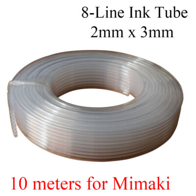 32.8ft / 10M 8-line Ink Tube ECO Solvent 2mm x 3mm for Mimaki JV5 / jv33 DX5