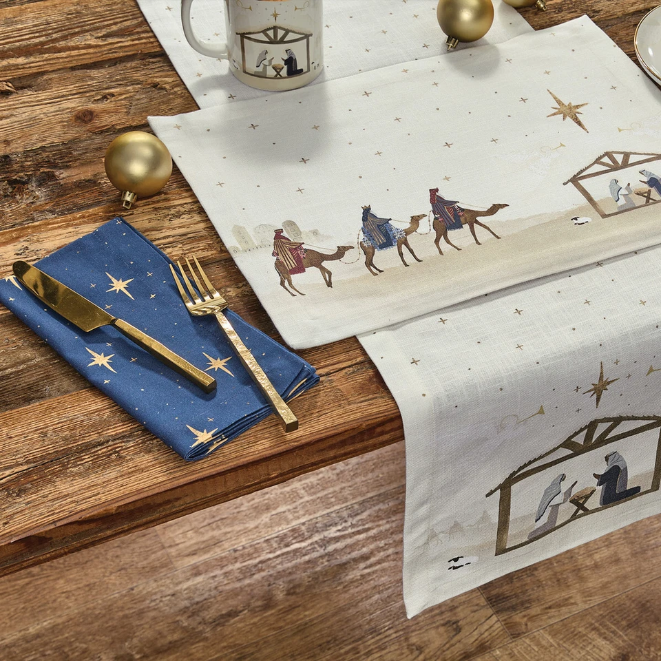 Park Designs Away in a Manger Collection~~Placemats~Table Runner~Napkins~Towel