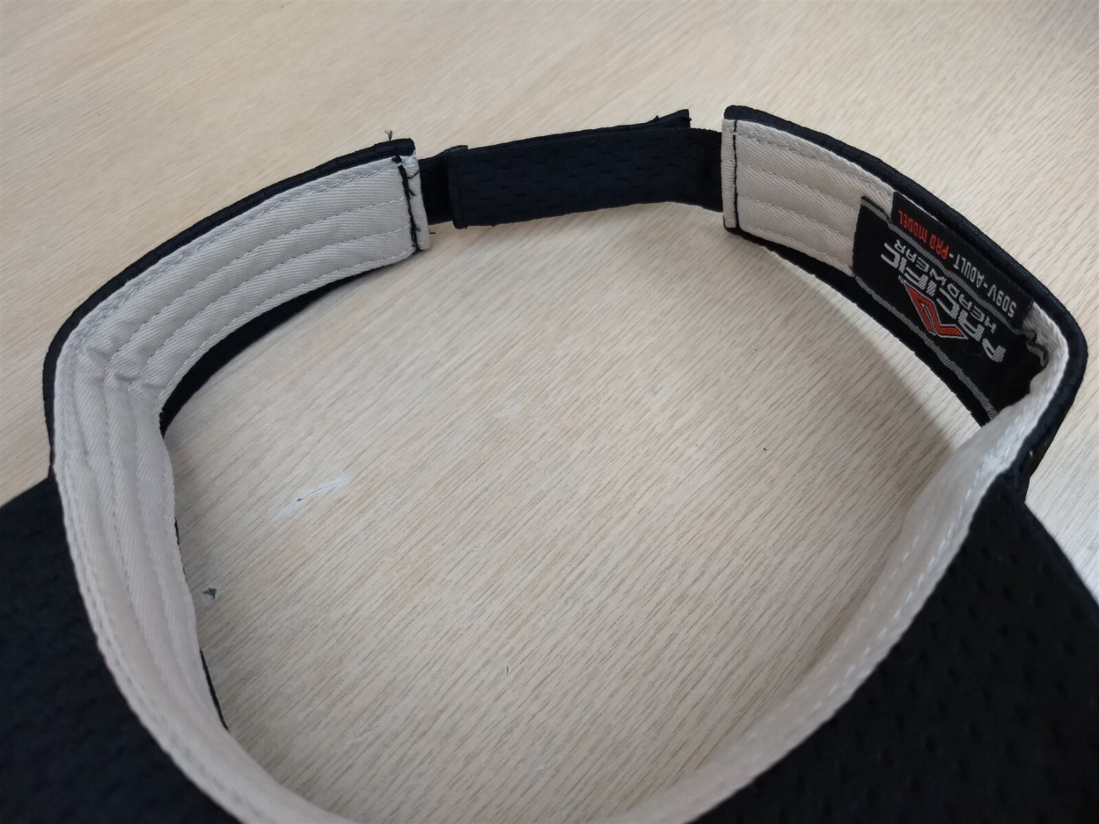 SO ADJUSTABLE STRAPBACK MESH SUN VISOR/CAP, BLACK… - image 11