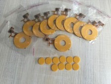 10X Click Wheel Center Button for iPod Video 5th 5.5 Gen 30GB 60GB 80GB YELLOW