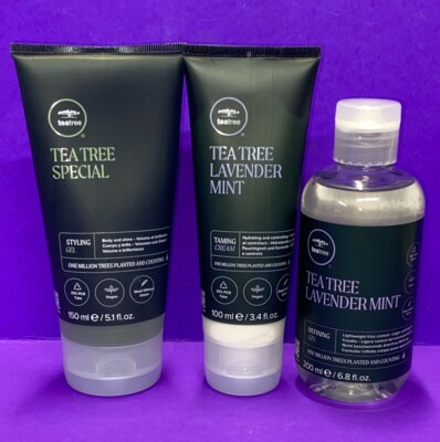 Paul Mitchell Tea Tree Special Styling Hair Gel Lavender Mint Gel/cream 3pc