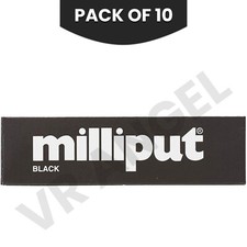Milliput Epoxy Putty Sculpting Standard, Black, Superfine White, Terracotta